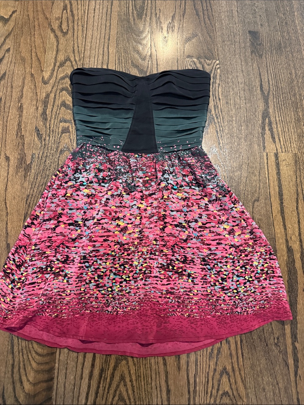 Women’s 100% Silk Strapless Dress